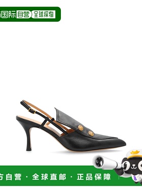 CHLOÉ 女士高跟鞋 CH25W14PUT001 AW2025 黑色 Leather heeled sh