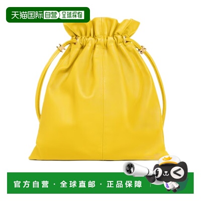 CELINE 女士斜挎包 123662J79GFV5 SS2026 黄色 小号CRYSTAL POUC