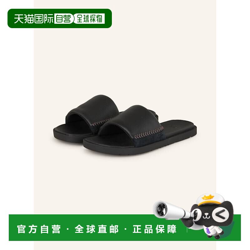 UGG 男士拖鞋 100165888613000 CO 黑色 Slides SEASIDE II凉鞋图片