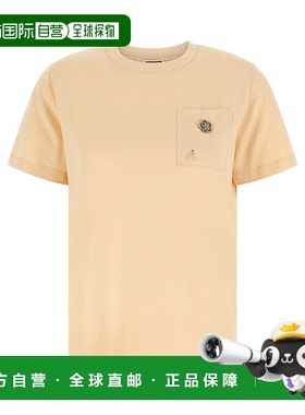 KENZO 女士T恤 FF52TS1504SG07 SS2025 米白色 T-Shirt