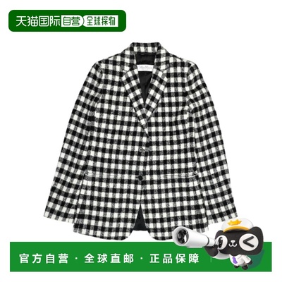 MAX MARA 女士西服 1046046306003 AW2021 黑色 格纹西装外套