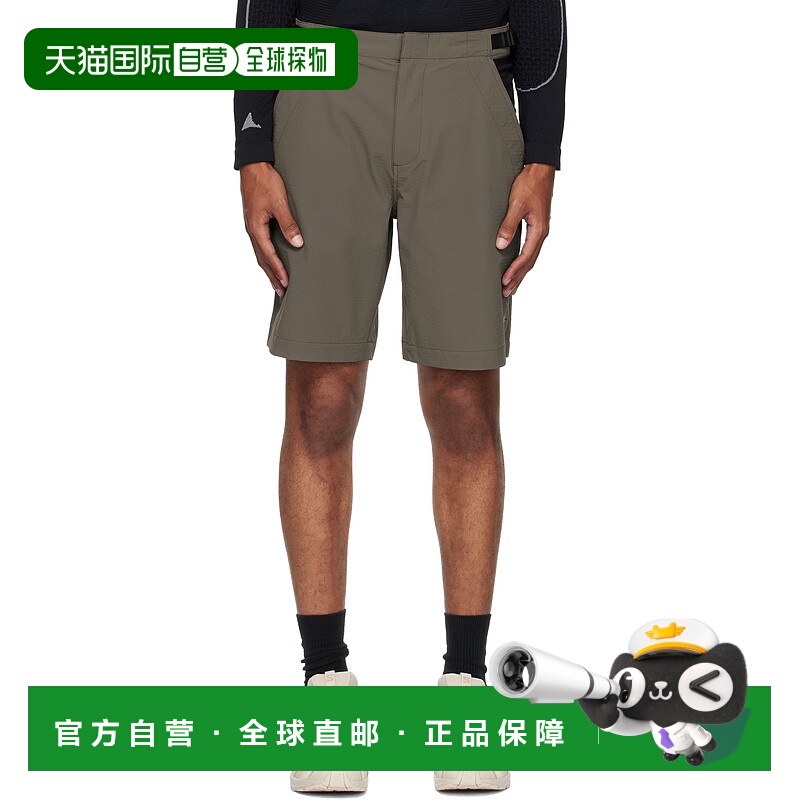 1h可退 潮奢 Roa 男士 卡其色 Sturdy Hiking 短裤 RBMW0394FA277