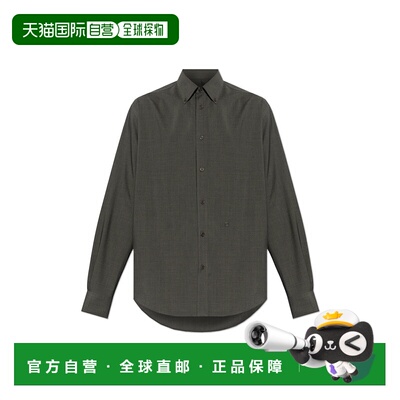 FENDI 男士衬衫 FS1275ASCHF1LUY CO 灰色 长袖衬衫