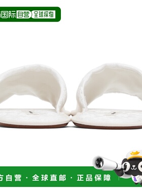 1h可退 潮奢 The Row 女士 白色 Frances Open Toe Shiny Silk Ja