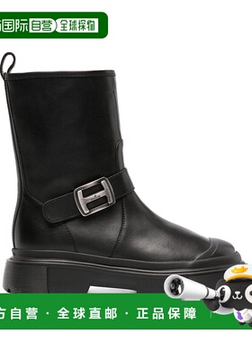 HOGAN 女士靴子 HXW6190FC40KXTB999 SS2025 厚底鞋黑色女靴