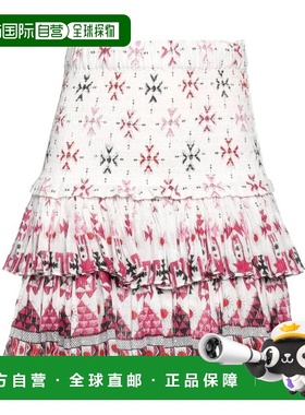 潮奢 ISABEL MARANT 女士 迷你半身裙 white白色 舒适时尚