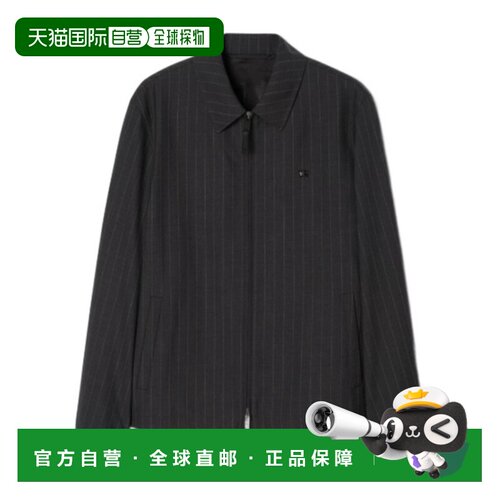 BURBERRY 男士外套 81257771 CO 黑色 长袖拉链夹克