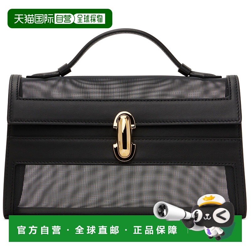 1h可退 潮奢 SAVETTE 女士 黑色 Symmetry Pochette 手提包 H0052
