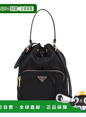 PRADA 女士手提包 1BH038RV44F0002NERO CO 黑色 Prada Bucket Ba