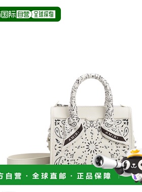 1h可退 AMIRI 女士手提包 AWBGTH1012ALABASTER SS2026 白色