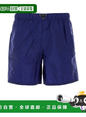 PRADA 男士泳装 UB372SOOO1WQ9F0016 CO PRADA Swimwear 蓝色短裤