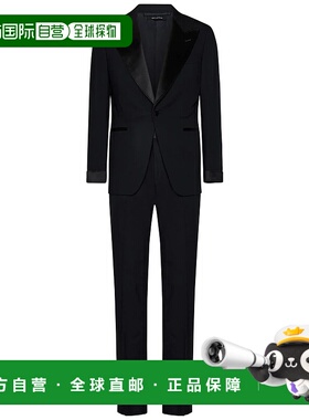 1h可退 TOM FORD 男士西服套装 2EAPQ1WOS02HB790 SS2025 蓝色