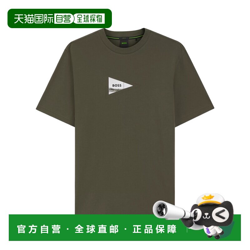 BOSS HUGO BOSS 男士T恤 50564740398 AW2026 绿色男装图片
