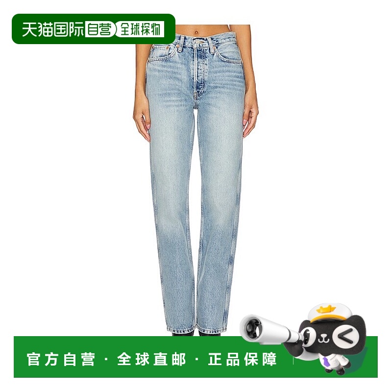 1h可退 潮奢 RE DONE 女士 90s 高腰宽松款牛仔裤 14103W90HRLO