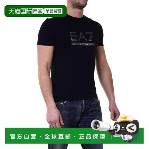 EA7 EMPORIO ARMANI 男士T恤 6XPTA5PJ18ZBLUE SS2022短袖男装