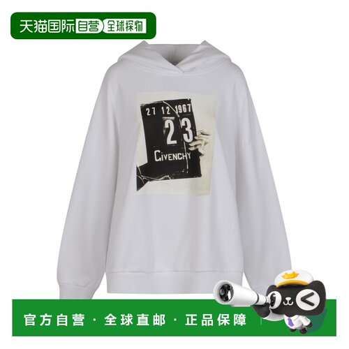 GIVENCHY 女士卫衣 BWJ04TP7A4116 SS2026 白色