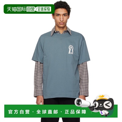 CARHARTT WIP 男士 蓝色 S/S Locked T恤 I0362303ITXXBlue