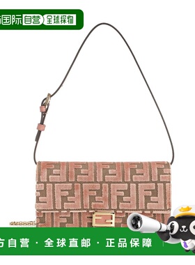 FENDI 女士钱包 8M0498AT14F13VM CO 斜挎包粉红色