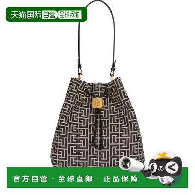 1h可退 潮奢 Balmain 巴尔曼 女士 SYNC 交织图案背包 GN1GE036TJ