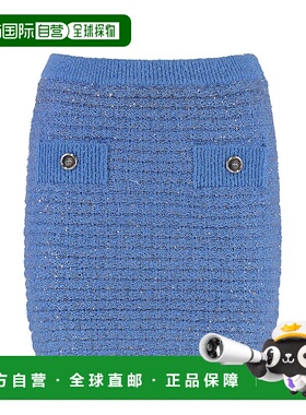 PINKO 女士半身裙 104730A2FEF46 SS2025 蓝色 Miletto knitted m