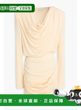 1h可退 潮奢 magda butrym 女士 褶皱弹力绉迷你连衣裙 SS24DRESS