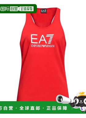 1h可退 潮奢 Ea7 女士 背心上衣 red红色 舒适时尚