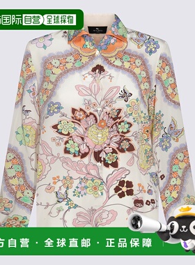 1h可退 ETRO 女士衬衫 WRIA0019AK776X0803 SS2025 红色