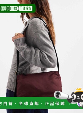 1h可退 潮奢 Levi'S 李维斯 女士 Ali 小号尼龙深红肩包斜挎包