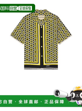 1h可退 潮奢 Valentino 华伦天奴 男士 保龄球衬衫 7V3AA111AYQ