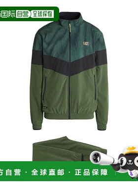 1h可退 潮奢 Ea7 男士 Outfit 运动运动装 green绿色 舒适时尚