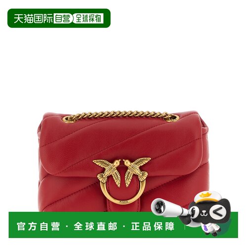 PINKO 女士斜挎包 100040A0F2R59Q AW2026 红色 'Baby Love Puff'