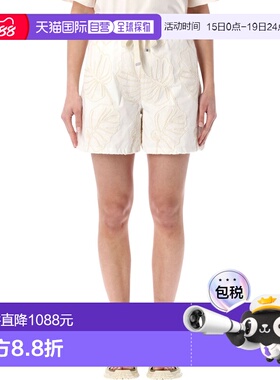 MONCLER 女士短裤 2B00010599ECF02 SS2026 白色 SHORTS