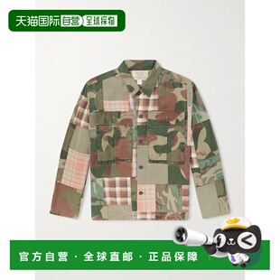 1h可退 潮奢 ralph lauren rrl 拉夫 劳伦RRL 男士 拼布棉质衬衫