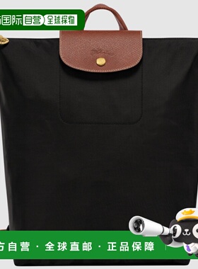 LONGCHAMP 女士双肩包 10284089001 AW2025 黑色 Le Pliage Origi