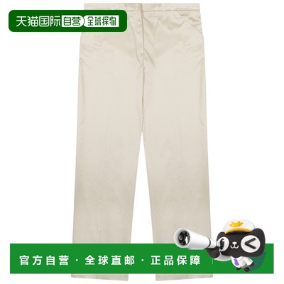 潮奢 toteme 女士 短款直筒裤子 252WRB0248FB0391ECRU116阔腿裤