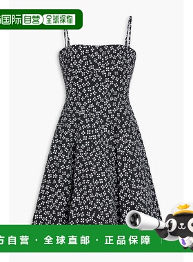 1h可退 潮奢 Staud 女士 Wylie 印花棉质府绸迷你连衣裙 R25S2248