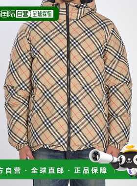 BURBERRY 男士夹克 8110215B9368 AW2025 浅棕色 Reversible Chec