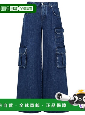 OFF-WHITE 女士牛仔裤 OWYB019F24DEN0014600-1 AW2024阔腿裤