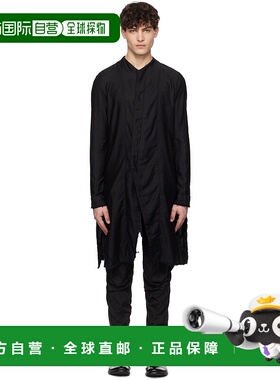 1h可退 潮奢 Julius 男士 黑色 Grunge Thobe 衬衫 887SHM4