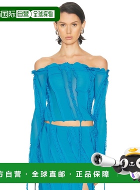 1h可退 潮奢 Blumarine 蓝色情人 女士 长袖上衣 A522C385A