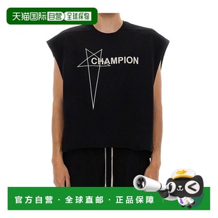 T恤 男士 CM01E1666CHFE09 SS2025黑色上衣 RICK 男装 OWENS