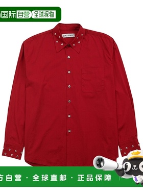 OUR LEGACY 男士衬衫 M4252AL AW2025 男装 红色长袖衬衫