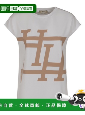 HERNO 女士T恤 JG000278D520091021 SS2025 白色