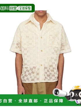 ANDERSSON BELL 男士衬衫 ATB1234MECRU SS2025 白色