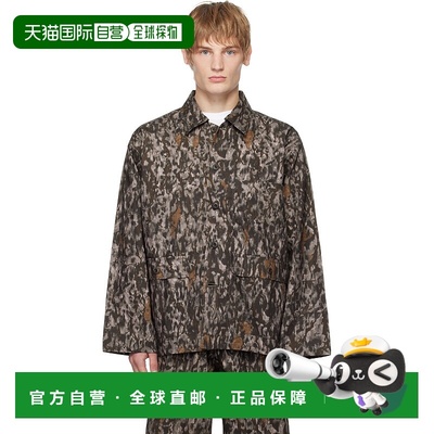 1h可退 潮奢 South2 West8 男士 棕色 Hunting 衬衫 PU497