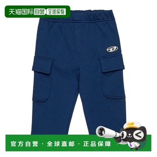 男童长裤 松紧腰休闲裤 K00687KYAVFK851 蓝色 AW2025 DIESEL