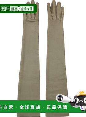 1h可退 潮奢 The Row 女士 灰色 Simon 手套 7349P52