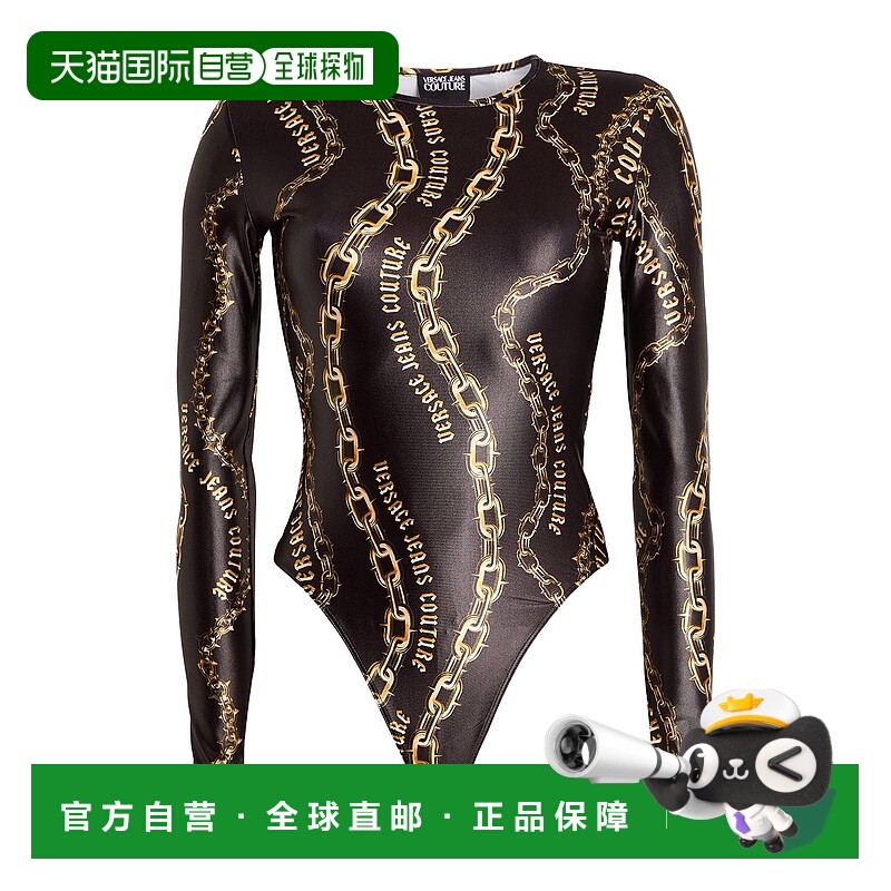 1h可退 潮奢 versace 范思哲 女士 连体衣 black黑色 舒适时尚