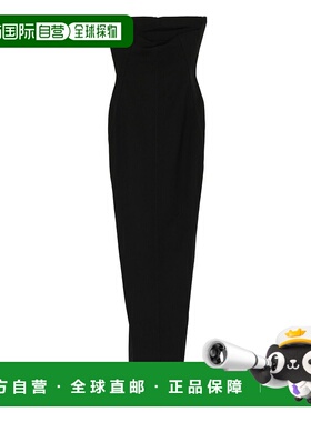 1h可退 潮奢 rick owens 瑞克 欧文斯 女士 黑色连衣裙 RP02E4524