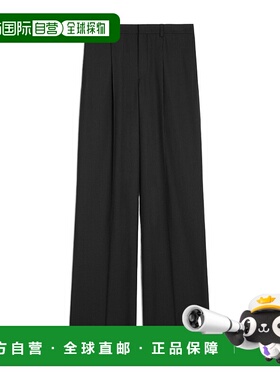 CELINE 女士休闲裤 RP05R474V07GJ AW2025 黑色阔腿裤直筒裤